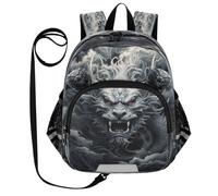 DDDIYEU Cooler Chinesischer Drache Dunkle Kunst Lustiger Kleinkind Rucksack mit Ohren,Mini Schultertasche,Süßer Kinderrucksack