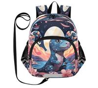 DDDIYEU Komodo Drache Lustiger Kleinkind Rucksack mit Ohren,Mini Schultertasche,Süßer Kinderrucksack Kinder Karikatur