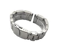 DDNGEJ Edelstahl-Uhrenarmbänder 22 mm 24 mm 26 mm massives, verdicktes Metall-Uhrenarmband