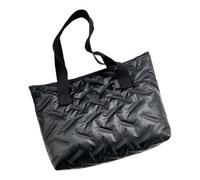 Ddujbtp Modische Winter-gesteppte Puffer-Umhängetasche für Damen, große Kapazität, weich, leicht, Handtasche, gepolsterte Unterarmtasche, Schwarz , Taschen-Organizer