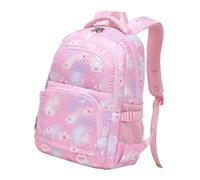 Ddujbtp Modischer Laptop-Rucksack, große Kapazität, lässiger Tagesrucksack, Büchertasche, Rucksack, Mittelschultasche für Grundschüler, rose, Taschen-Organizer