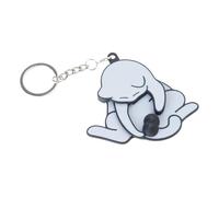 Ddujbtp Niedlicher Schlüsselanhänger mit Katzenspielbällen, modisches Kette, Zubehör für Studenten, Reisegepäck, Accessoire, niedliches Katzenzubehör, weiß, One size