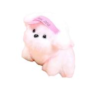 Ddujbtp Niedlicher Welpen-Plüsch-Schlüsselanhänger, bezaubernder Tier-Rucksack-Anhänger für Schultaschen, Paare, Geschenke, praktisches Ornament-Zubehör, rose, Taschen-Organizer