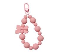 Ddujbtp Schlüsselanhänger mit Schleife, Perlen, Rucksack, Handtasche, kreativer Auto-Schlüsselanhänger, süße Schleifen, Taschenanhänger, Dekorationen, 3, Taschen-Organizer