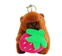 Ddujbtp Zen Capybara Plüsch-Schlüsselanhänger, Taschenanhänger, Taschendekoration, Handtaschen-Zubehör, symbolisiert Frieden und Glück für das neue Jahr, 7 Stil, Taschen-Organizer