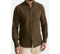 De IONESCU Das "Godeanu" Leinen-Baumwoll-Hemd - gefertigt in Siebenbürgen Khaki 3XL | 46