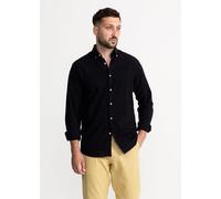 De IONESCU Das "Godeanu" Leinen-Baumwoll-Hemd - gefertigt in Siebenbürgen Schwarz 4XL | 47