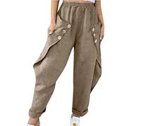 DE Stock Sale Bodybuilding Hose Kurz Stoffhose Damen Straight Leichte Sommerhose Only Bundfaltenhose Damen Weiss Hose Weite Beine Offen Damen Spring Pants 2024