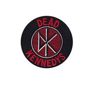 Dead Kennedys Black Red Us Punk Band Aufnäher Besticktes Patch zum Aufbügeln Applique