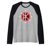 Dead Kennedys Classic DK Logo with Stars Vintage Punk Band Raglan