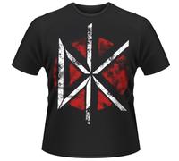 Plastic Head Männer T-Shirt Dead Kennedys Distressed DK Logo schwarz 100% Baumwolle Größe 3XL