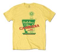 Dead Kennedys Herren TShirt -XL- Holiday In Cambodia Gelb