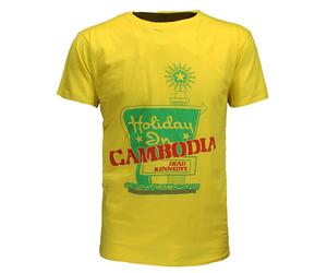 Dead Kennedys Holiday in Kambodscha T-Shirt - offizielles Merchandise S Gelb