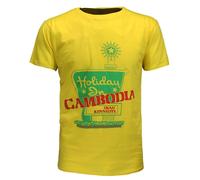 Dead Kennedys Holiday in Kambodscha T-Shirt - offizielles Merchandise XS Gelb