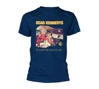 DEAD KENNEDYS IN GOD WE Trust (Navy) T-Shirt X-Large