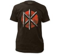 Dead Kennedys - - Männer Distressed Logo T-Shirt in Schwarz ausgestattet, Lar...