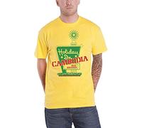 Dead Kennedys T Shirt Holiday in Cambodia Band Logo Nue offiziell Herren Gelb XXL