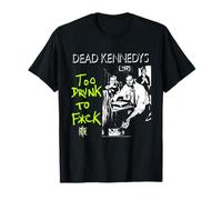 Dead Kennedys Too Drunk to F^k Vintage Punk Rock Band T-Shirt