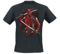 Deadpool 3 - Deadpool And Wolverine - Ready To Fight T-Shirt schwarz in L