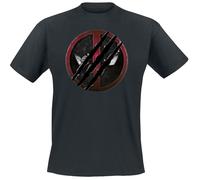 Deadpool 3 - Logo T-Shirt schwarz in M