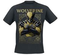 Deadpool 3 - Wolverine T-Shirt schwarz in XXL