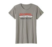 Deadpool Aka Wade Wilson T-Shirt, Damen, Schiefergrau, L