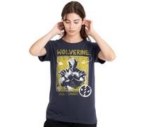 Deadpool Damen Wolverine Holy Snikt Ladies Shirt, Deep Navy, Deep Navy, L EU