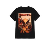 Deadpool - Deadpool 3: Deadpool Kisses To Wolverine - T-Shirt - Schwarz - S - 100% Baumwolle Schwarz S