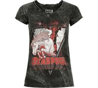 Deadpool Deadpool - Unicorn T-Shirt dunkelgrau in S