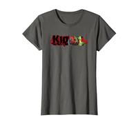 Deadpool Kidpool Saber Logo T-Shirt, Damen, Anthrazit, 3XL