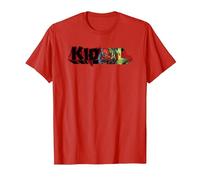 Deadpool Kidpool Saber Logo T-Shirt, Herren, Rot, 3XL