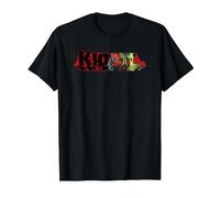 Deadpool Kidpool Saber Logo T-Shirt, Herren, Schwarz, S