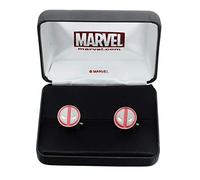 Deadpool Logo Stainless Steel Enamel Cufflinks