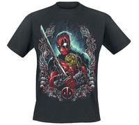 Deadpool Lollipop Männer T-Shirt schwarz 3XL 100% Baumwolle Fan-Merch, Filme