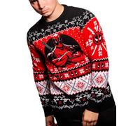 Deadpool Strickpullover Weihnachtspullover Unisex für Männer oder Frauen - Ugly Sweater Marvel Geschenk, Mehrfarbig, Medium