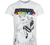 Deadpool Unicorn T-Shirt weiß in 3XL