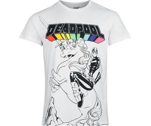 Deadpool Unicorn T-Shirt weiß in XL