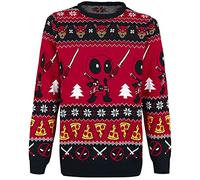 Deadpool Wish You A Christmas Männer Weihnachtspullover Multicolor M