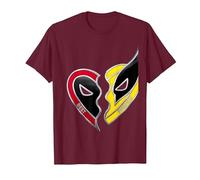 Deadpool & Wolverine Besties T-Shirt, Herren, Kastanienbraun, 3XL