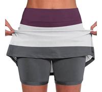 Deal des Tages Angebote des Tages Heute Damen Rock Mit Hose Drunter 2 In 1 Shorts Rock Mit Short Integriert Sommer Hosenrock Kurz Hohe Taille Tennisrock Sommer Bekleidung Damen Sale Meine Angebote