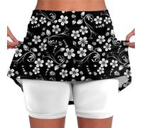 Deal des Tages Heute Outlet Angebote Tennisrock Damen Mit Hose Sport Tennis Rock 2 In 1 Rock Mit Hose Drunter Hohe Taille Sommer Röcke Jogginghosen Damen Sale Sommerhose Damen Sale