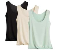 Deals Des Tages 3er Pack Tank Top Damen Unterhemd Stretch Basic Tops Unterwäsche Hemden Enges Top Leicht Tanktop Sport Unterhemden Mädchen Alle Meine Bestellungen Anzeigen 2025 Black-Friday-Angebote