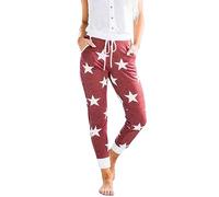 Deals of The Day 3/4 Hose Damen Sommer Leinen Gefütterte Cargohose Herren Jogginghose Bench Damen Cargohose Herren Locker Sommerhose Damen Leicht Pumphose Womens Spring Pants 2024