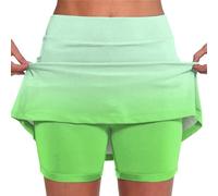 Deals of The Day Hosenrock Damen Knielang Kurz Tennisrock Wanderrock Damen Mit Innenhose Sport Rock Tennis Skirt Mit Taschen Und Verstellbare Kordelzug Mini Rock Warehouse Deal