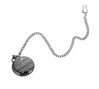 DEARMAMY 1 STK Taschenuhr Retro Uhr Glocke groß Schwarze Uhr ساعة يد Stilvolle Uhr The Watch Uhr Watch die große Uhr alt Band Anzeige Wickler Antike Hängeuhr hängende Uhr Plastik Black