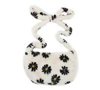 DEARMAMY 1 Stück Plüsch Blumentasche Damen Geldbörse Umhängetasche Handtasche Geldbörse Für Mädchen Umhängetasche Für Damen Einkaufstasche Umhängetasche Für Mädchen Geldbörse Für