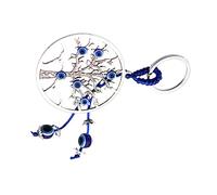 DEARMAMY 1Stk Baum des Lebens Schlüsselanhänger Kreis Schlüsselanhänger Böser Blick- Dekorative Schlüsselanhänger Lebensbaum Schlüsselanhänger dekorativer Schlüsselanhänger Glas