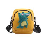 DEARMAMY 1Stk Umhänge-Handytasche Cord Umhängetasche Taschen große Leichensäcke Beutel Leichensack Canvas umhängetasche Mini umhängetasche Mini-Handytasche damenhandtasche Segeltuch Yellow