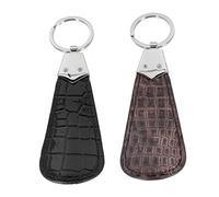 DEARMAMY 2 Sätze Schuhlöffel Schlüsselanhänger Key Holder Schlüsselbund Kleiner Schuhanzieher Schuhregale Für Den Eingangsbereich Reise Schuhanzieher Tragbare Schuhanzieher 2 Stück * 2