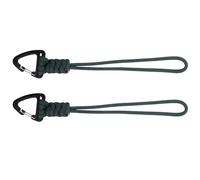 DEARMAMY 2 Stück Karabiner Schlüsselband mit Robustem Fangseil Multifunktionaler Schlüsselanhänger Lanyard mit Schnalle Reißfestes Outdoor Schlüsselhalter Zubehör für Camping und Wandern